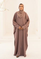 DHIA BASIC ABAYA- COFFEE
